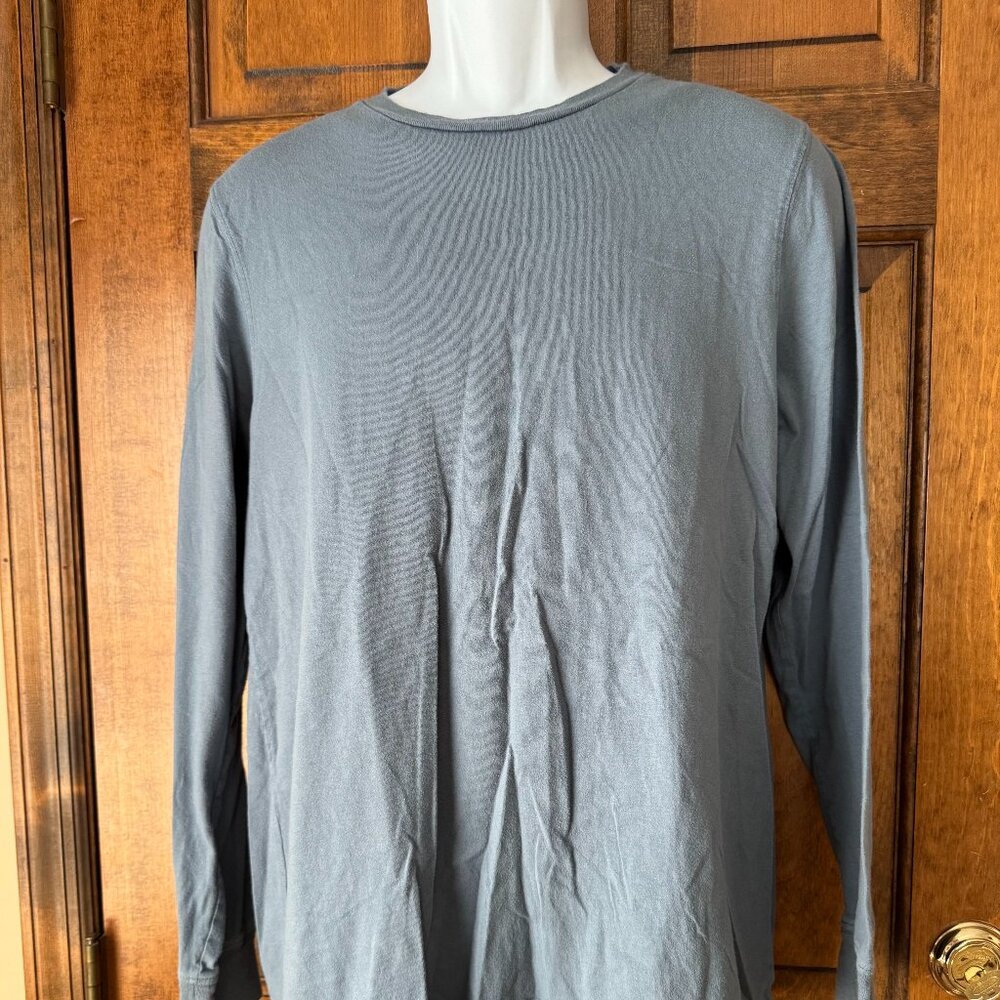 #1 George Blue Long Sleeve Crewneck Tee Large (42-44)